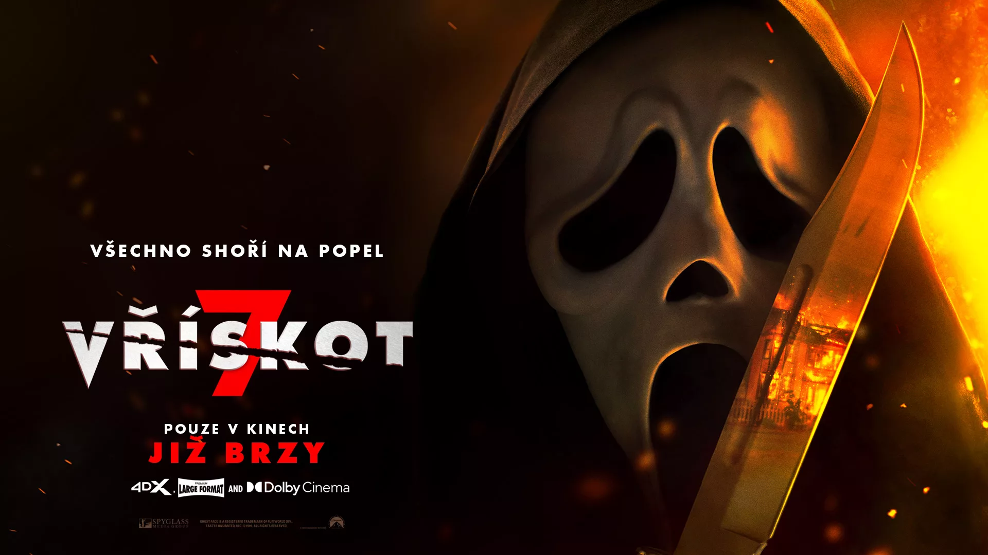 Vřískot, Scream 7, Vřískot 7, horory 2026, Forum Film